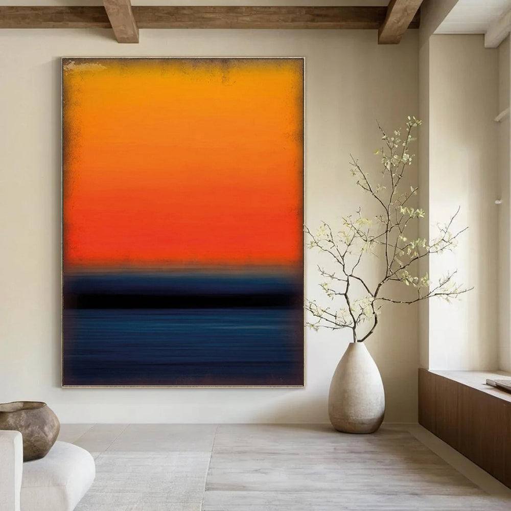 blue field wall art
